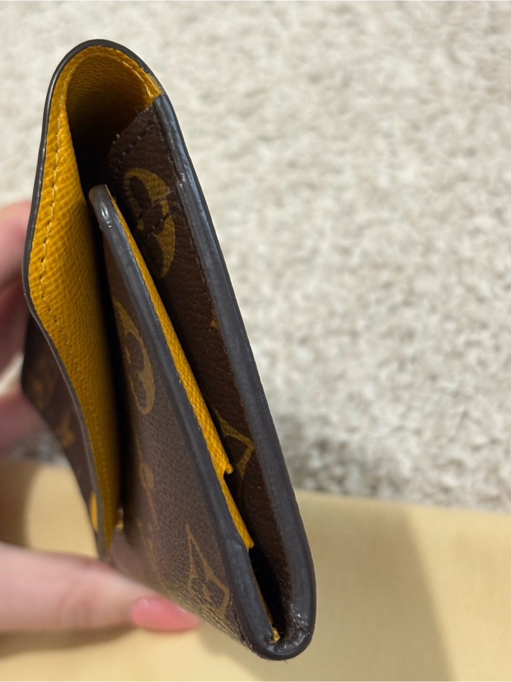 Louis Vuitton Monogram Josephine Wallet in Mimosa - Picture 5 of 13